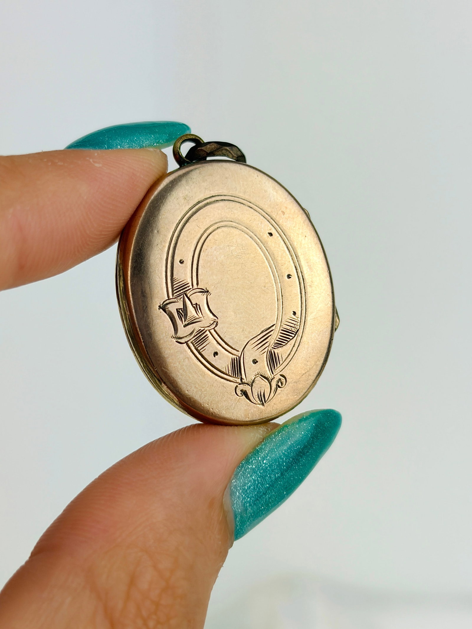 Sweet Locket Pendant Buckle Engraved - 4