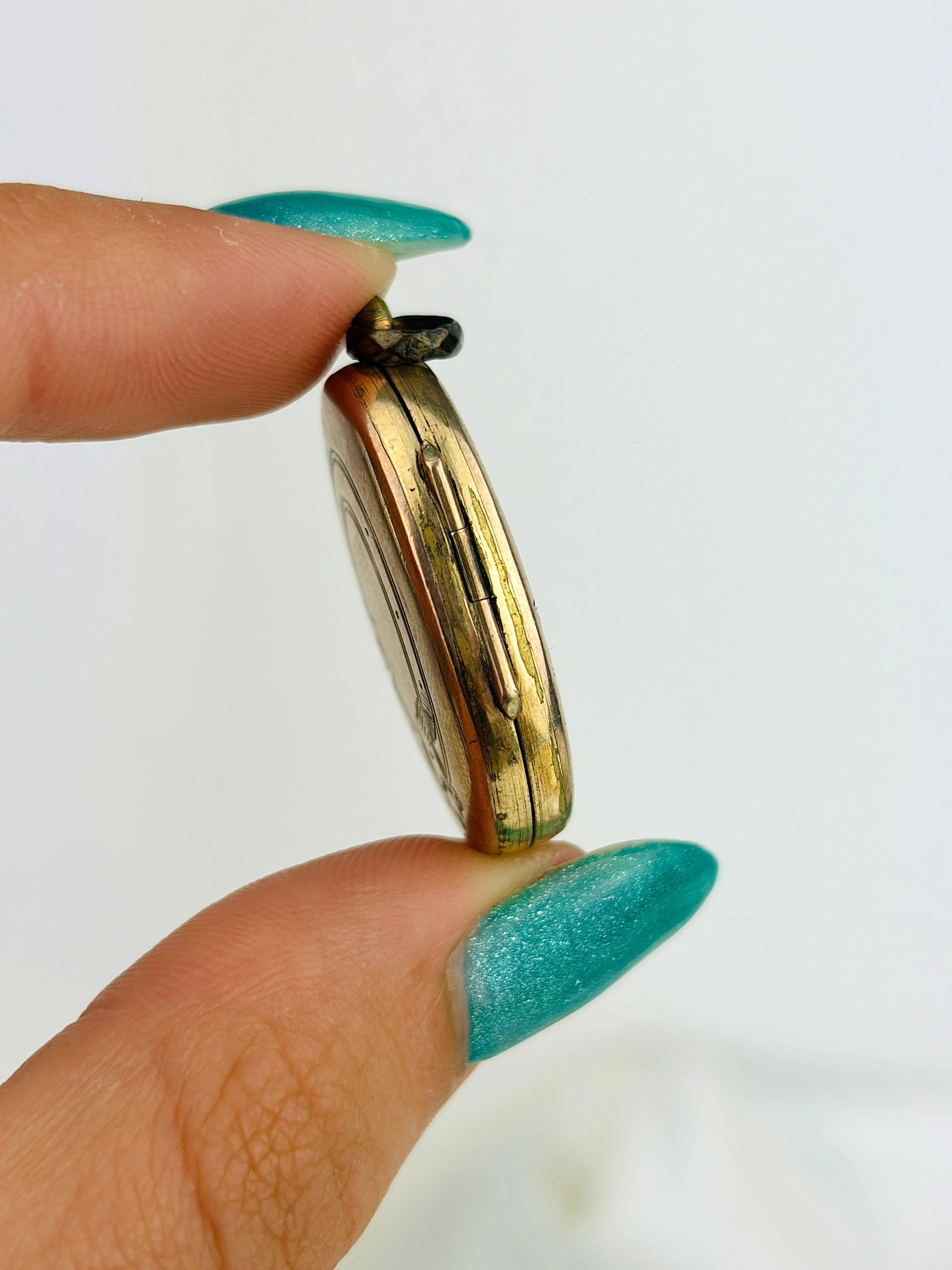 Sweet Locket Pendant Buckle Engraved - 5