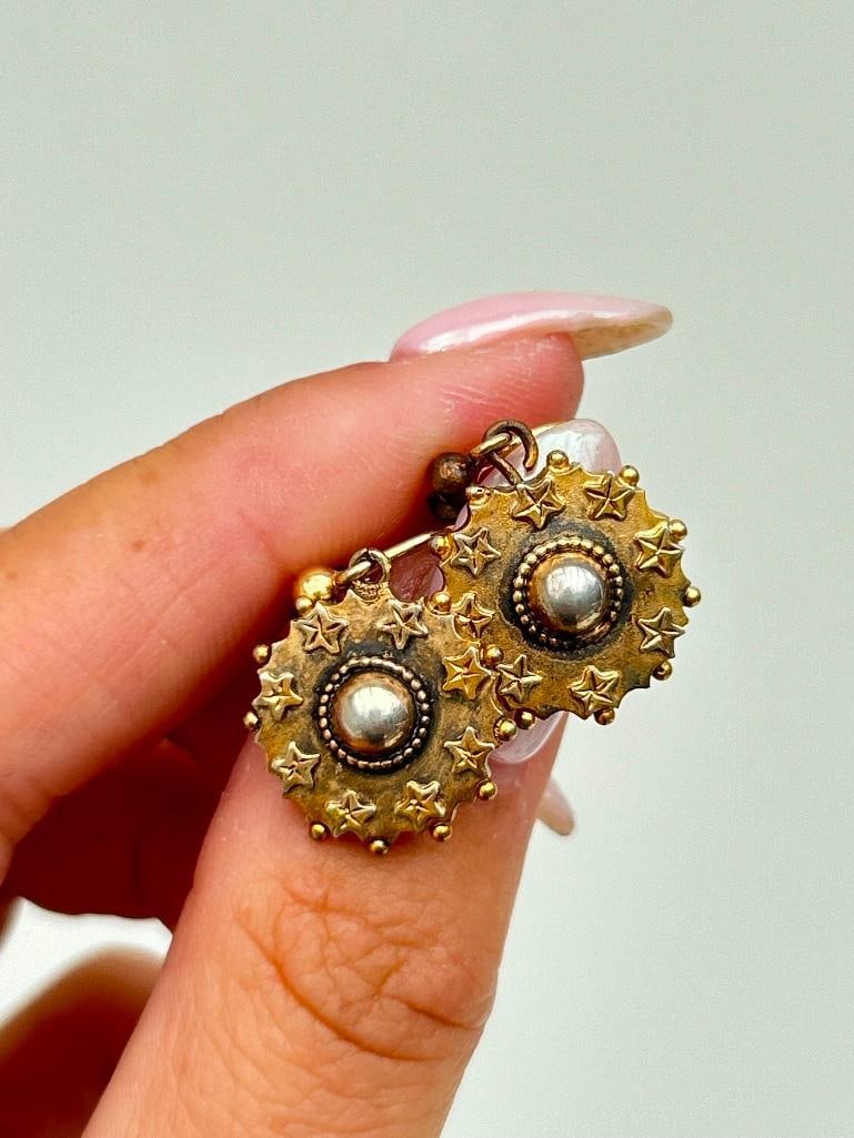 Victorian era rolled gold star set in original box - 2