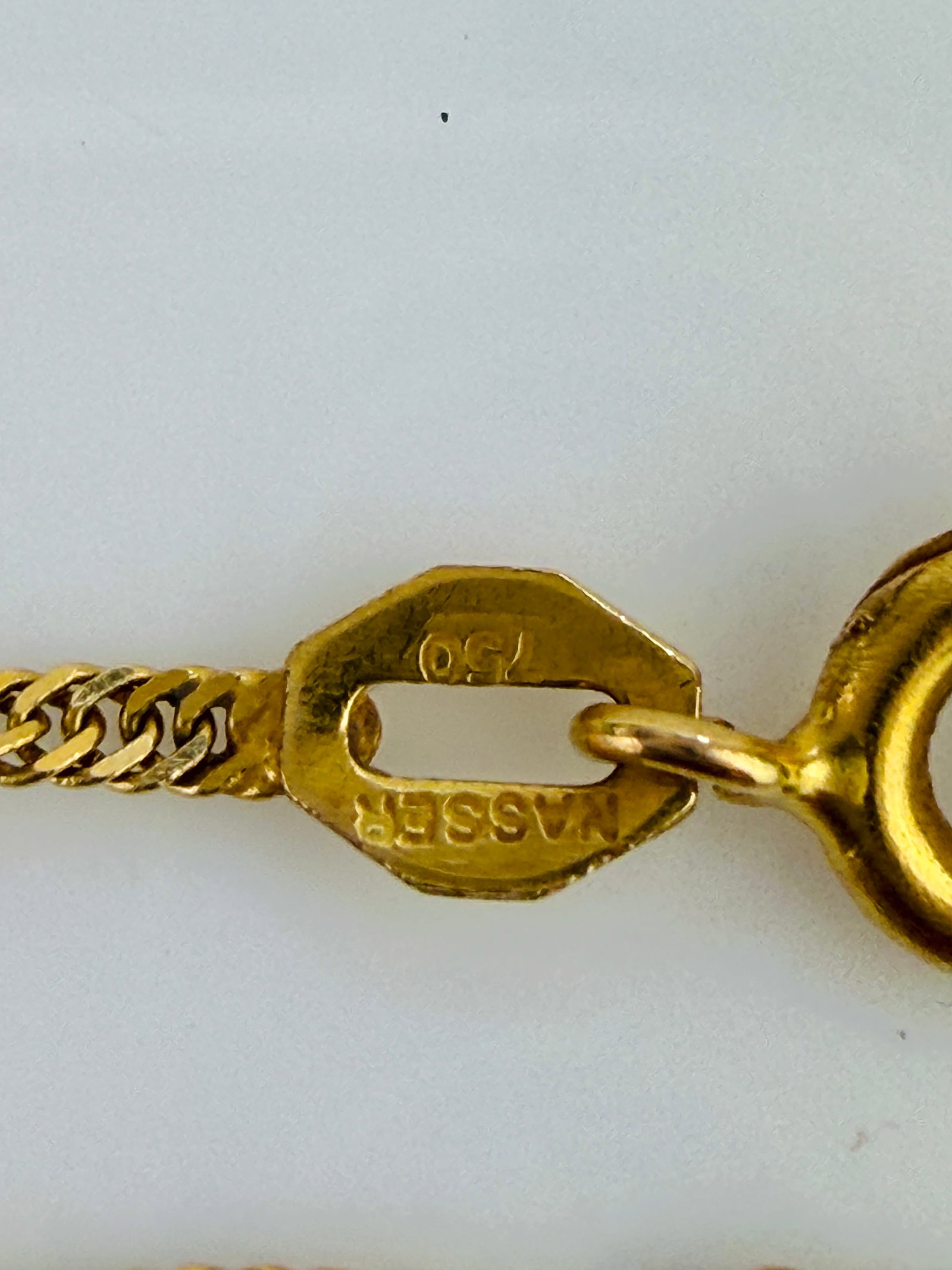 Sweet 18ct Yellow Gold Twist Chain Necklace - 3