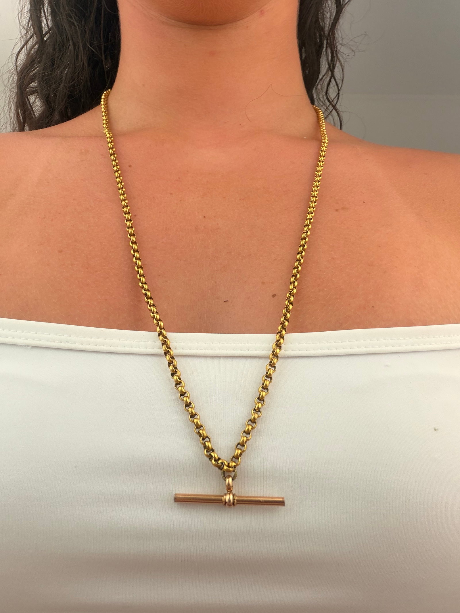 Plated Chain Necklace - 3