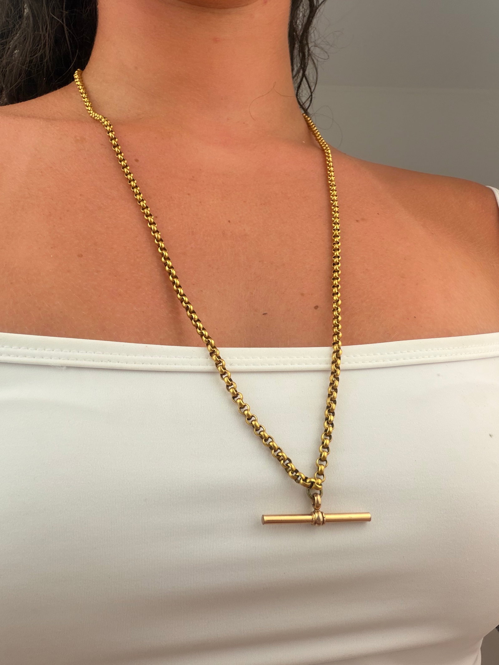 Plated Chain Necklace - 4