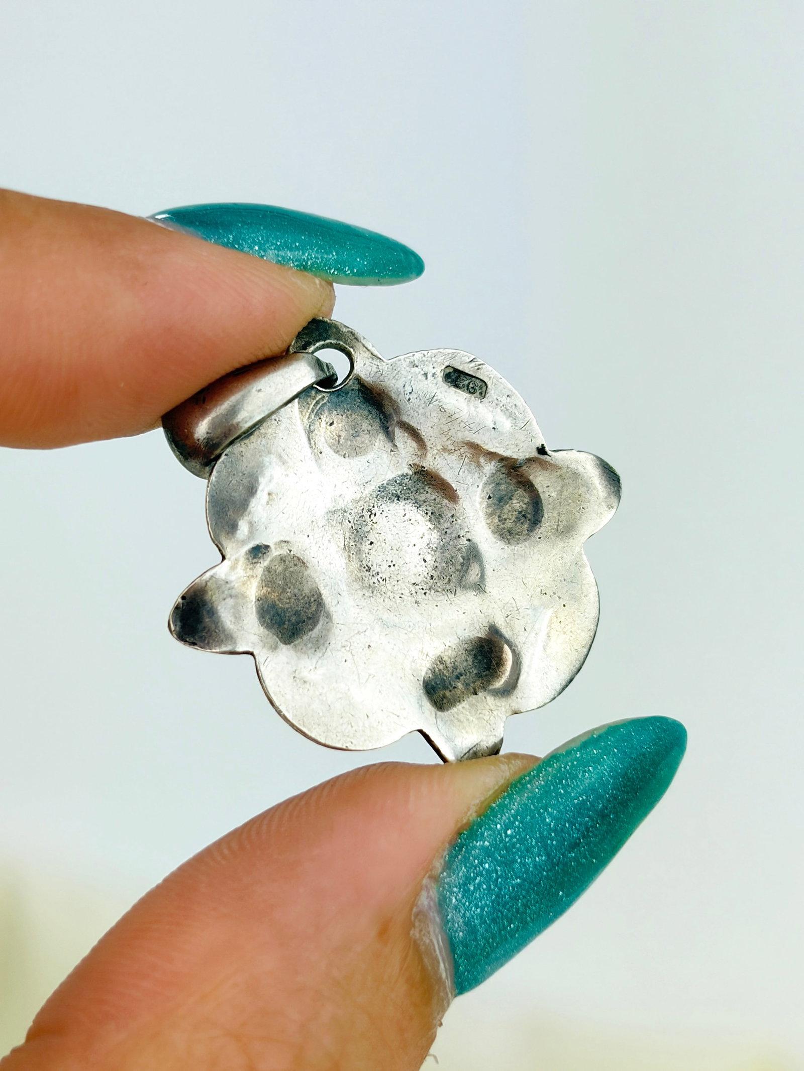 Sterling Silver Gemstone Pendant - 4