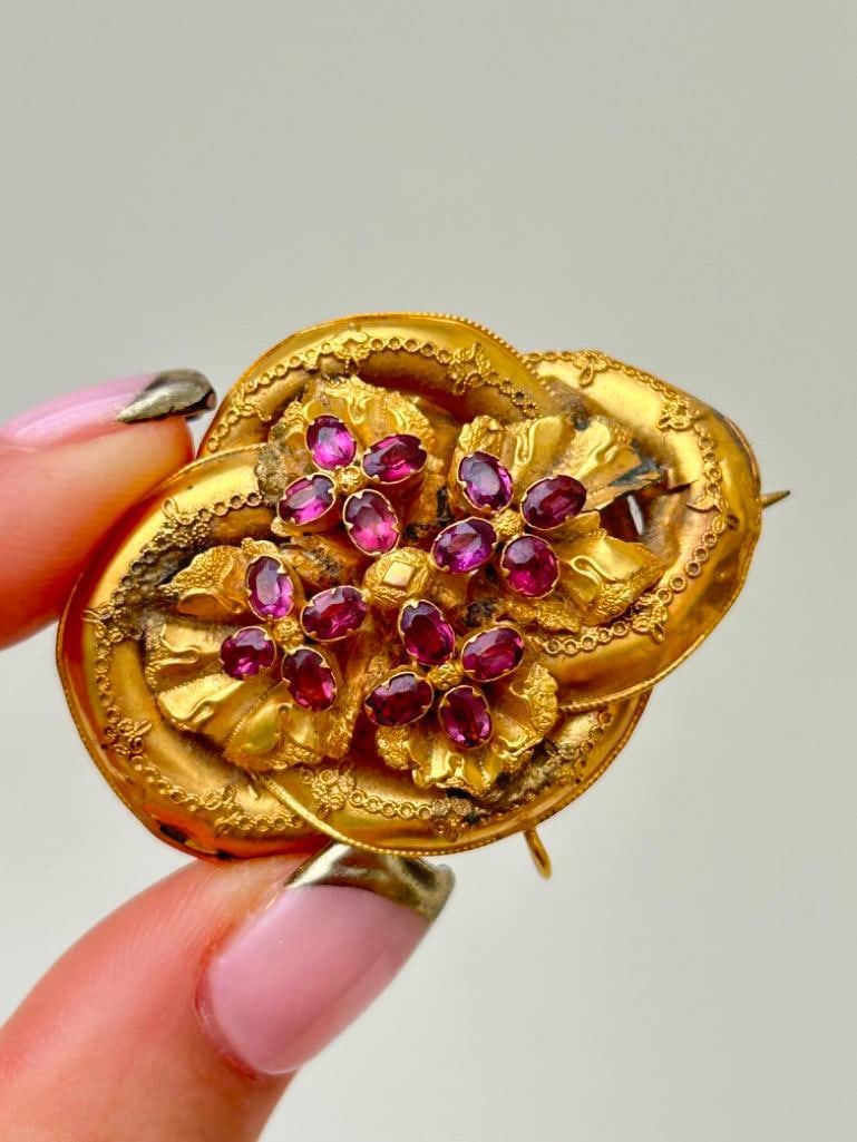 Antique Gold Pendant / Brooch (1 of 7)
