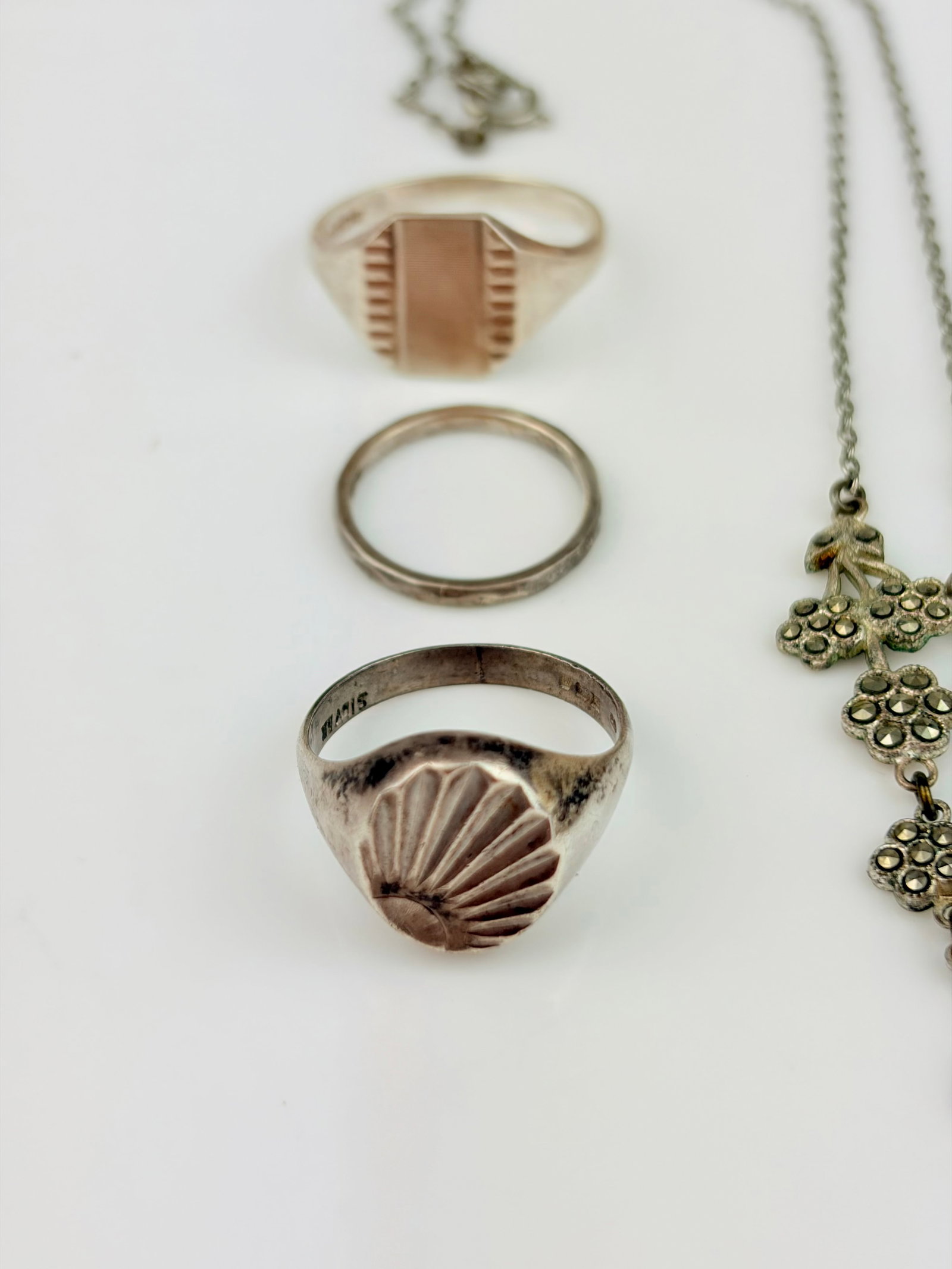 Mixed lot - Silver Marcasite and Paste Jewellery - 2