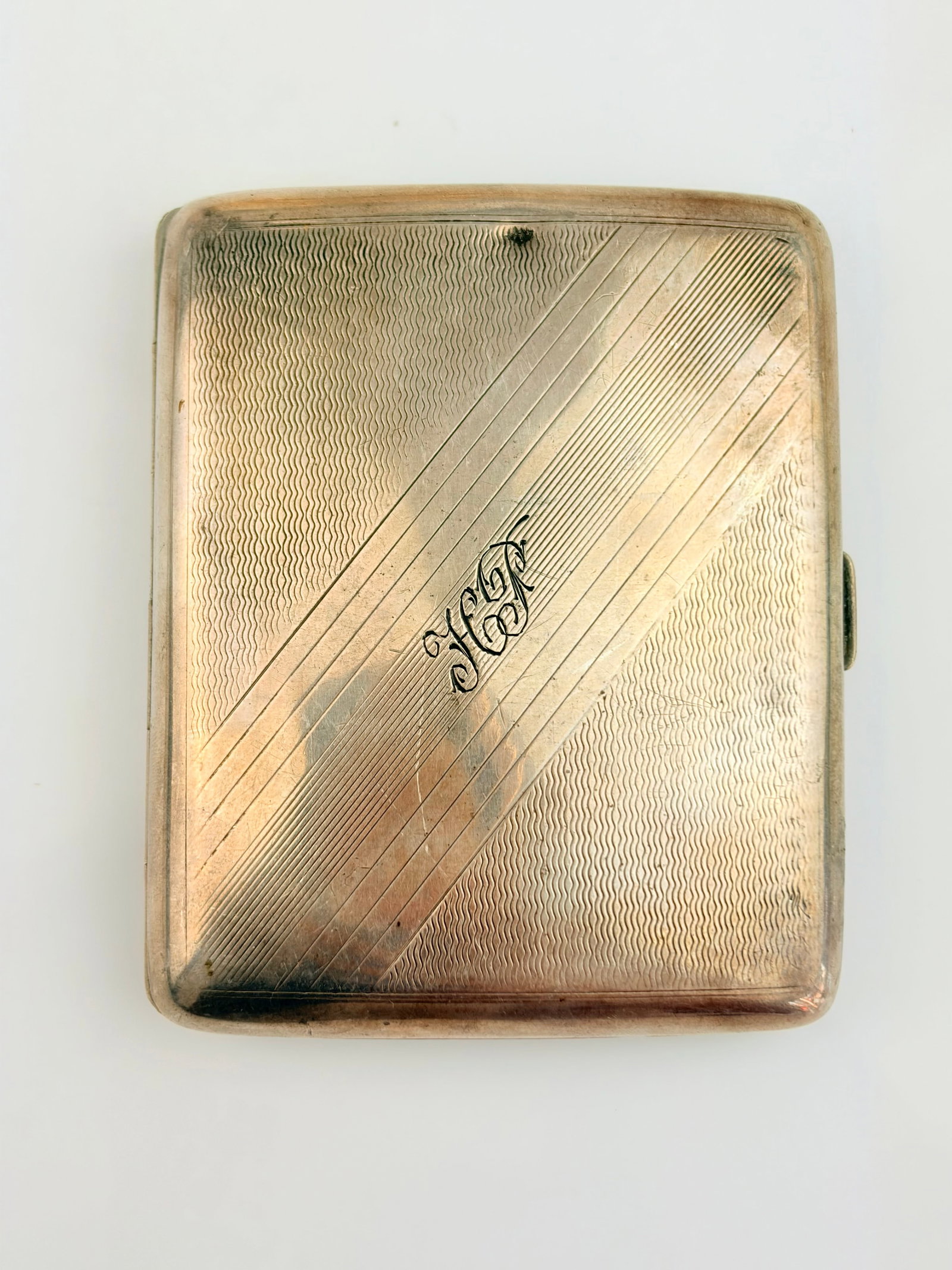 Large Silver Cigarette Case (1 of 3)
