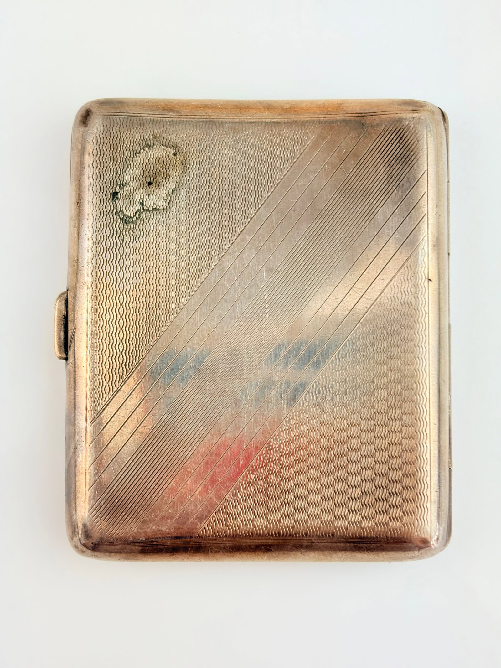 Large Silver Cigarette Case - 2