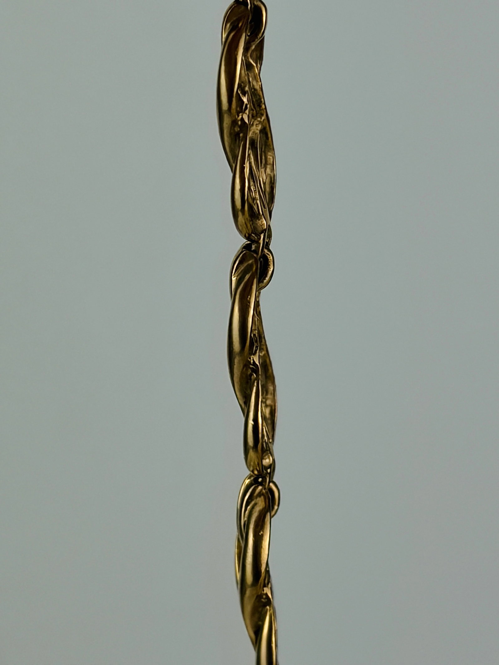 vintage 9ct gold infinity link bracelet - 2