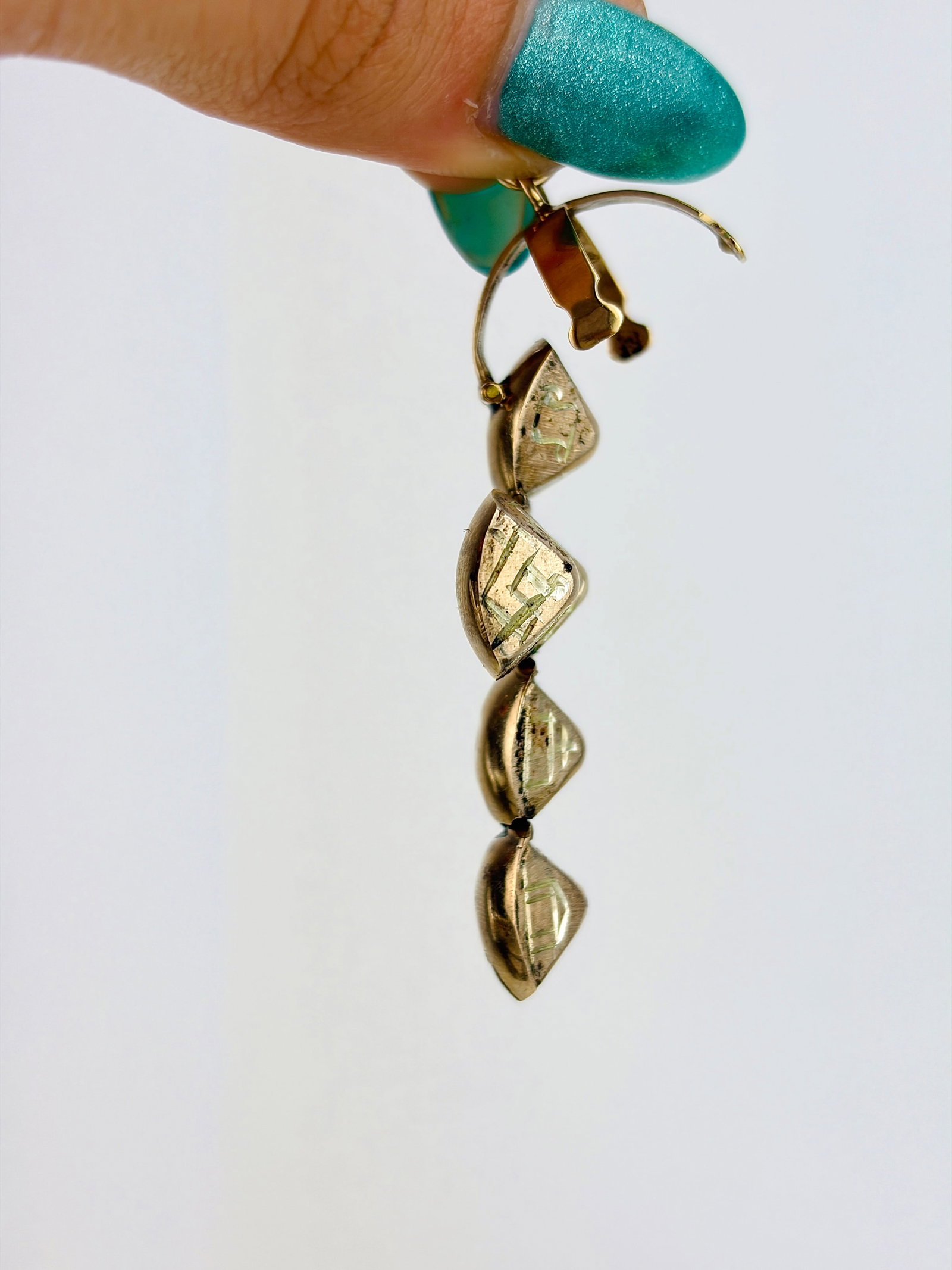 9ct Gold and Silver Masonic Opening Ball/Cross Pendant - 3