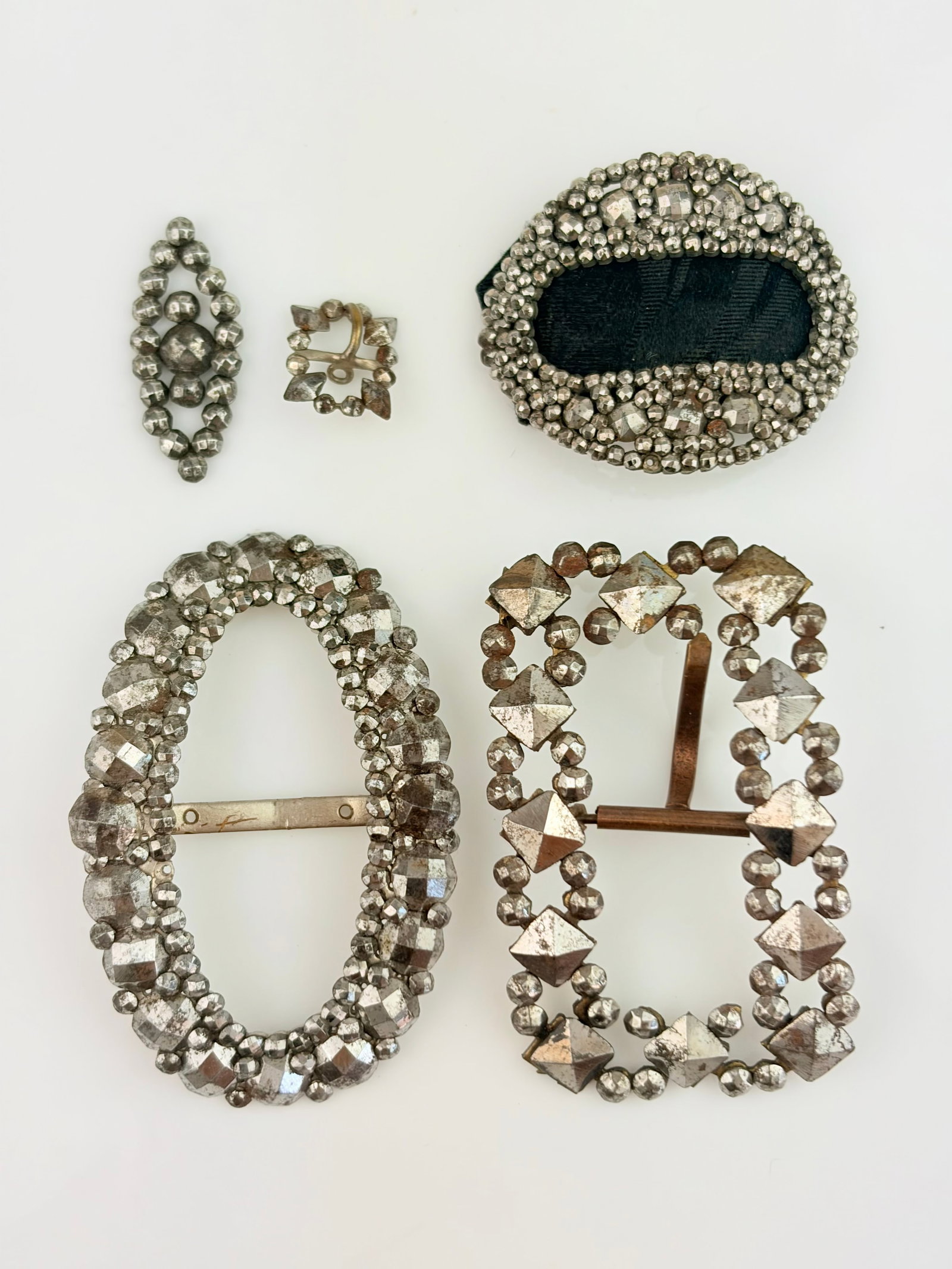 Mixed Lot Cut Steel Buckles: Mixed Lot Cut Steel Buckles