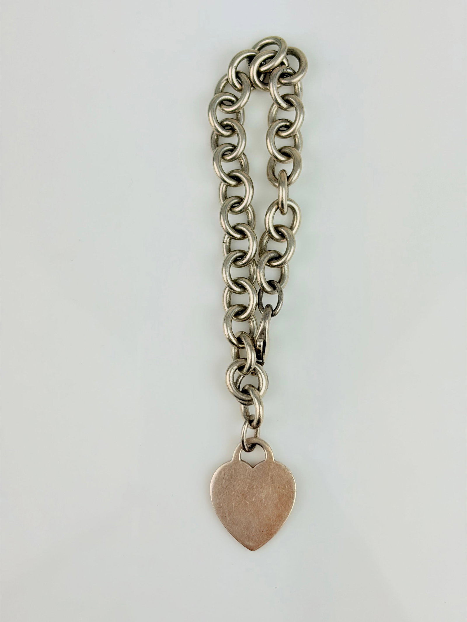 Tiffany & Co Sterling Silver Heart Tag Bracelet (1 of 4)