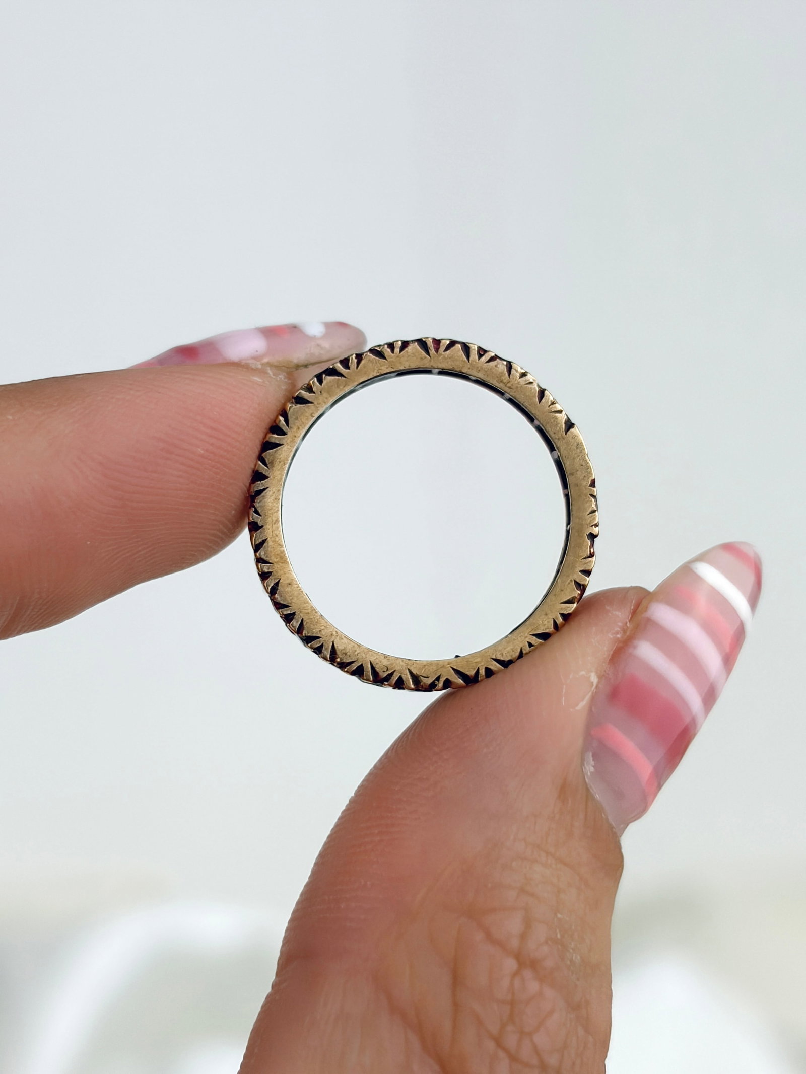 9ct Gold Ring AF - 6