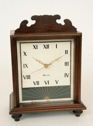 Revere Electric Westminster Mantel Clock, c. 1930: circa 1930, Revere, electric Westminster mantel clock. Condition: mahogany case with original finish in good condition.