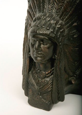 Plaster American Indian Humidor - 2