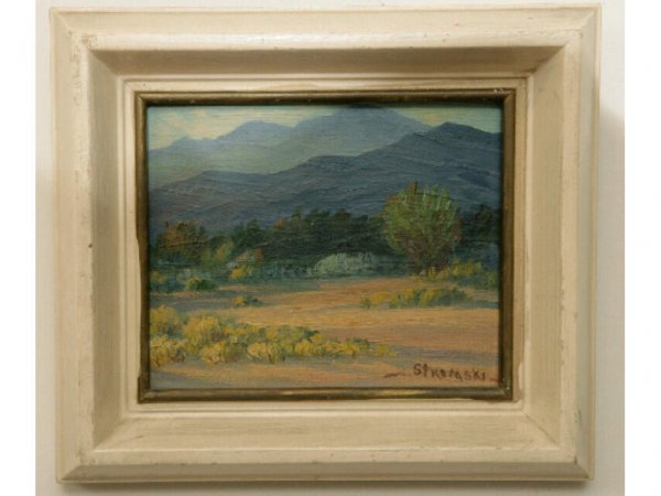 Stremski, Pair Paintings, New Mexico Desert - 3