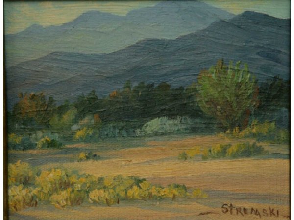 Stremski, Pair Paintings, New Mexico Desert - 4