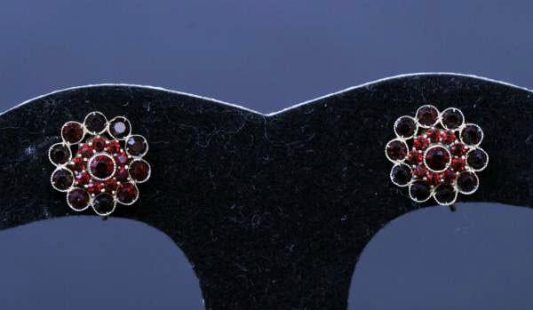 Pair of Garnet Earrings