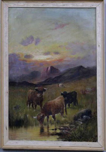 W. Oswald "Highland Cattle"