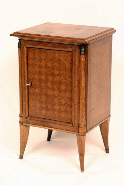 French Art Deco Silver Cabinet