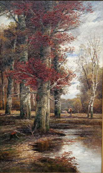 339: B. Lambert Oil Painting