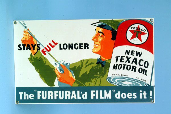 Texaco Motor Oil Sign