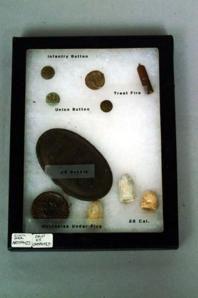 A Cased Set of Civil War Artifacts