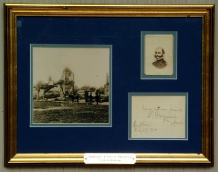 Ambrose Everett Burnside Autograph