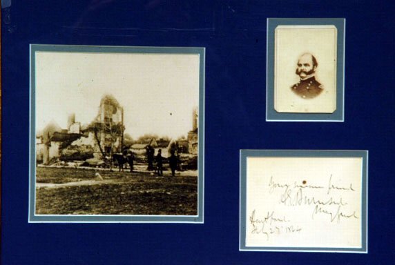 Ambrose Everett Burnside Autograph - 2