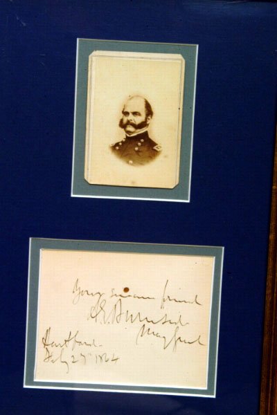 Ambrose Everett Burnside Autograph - 4