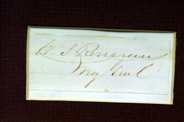 William Starke Rosecrans Autograph - 4
