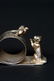 134: Two Victorian Figural Dog Napkin Rings - 5