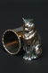 236: Two Victorian Figural Cat Napkin Rings - 3