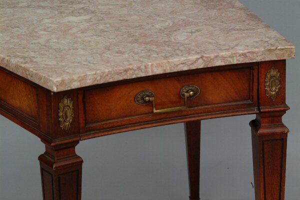 French Mahogany End Table c. 1930 - 3