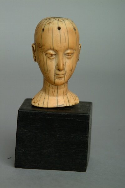 Hispano-Philippine Ivory Head, 19thc.