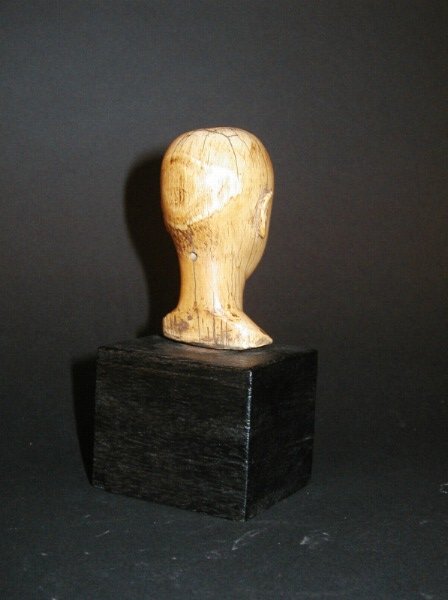 Hispano-Philippine Ivory Head, 19thc. - 2