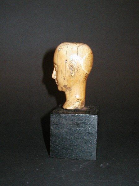 Hispano-Philippine Ivory Head, 19thc. - 4