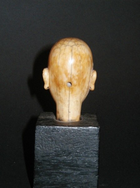 Hispano-Philippine Ivory Head, 19thc. - 3