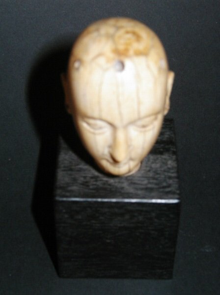 Hispano-Philippine Ivory Head, 19thc. - 4