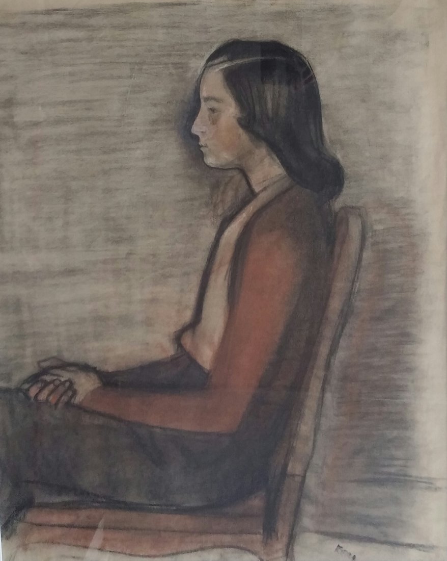 KARS GEORGES KARS Signed Pastel Czech Art French Ecole (1 of 5)