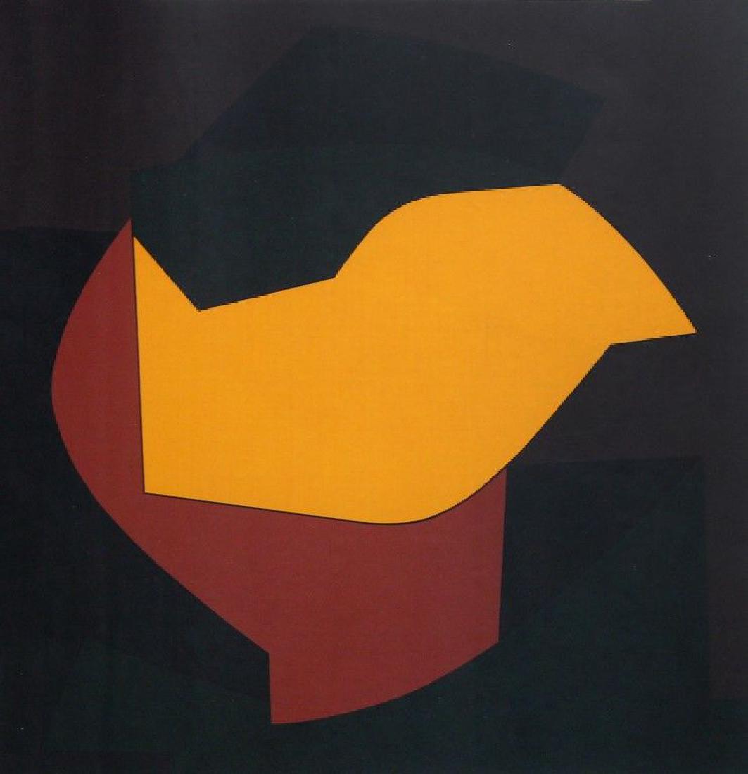 VASARELY VICTOR VASARELY Rare Signed Silkscreen 1952 (1 of 2)