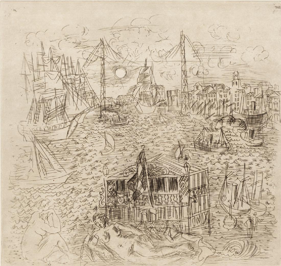 DUFY RAOUL DUFY Hand Signed Etching French (1 of 4)
