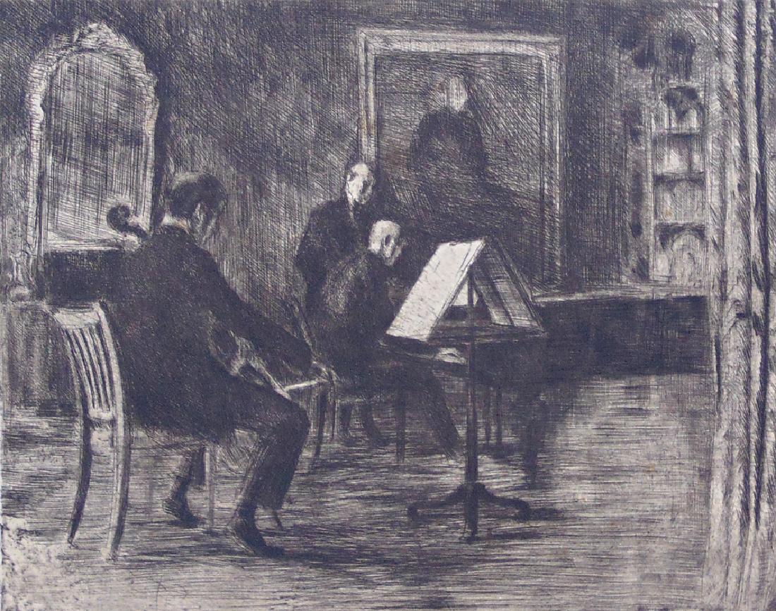 OPPLER ERNST OPPLER Original Hand Signed Etching German (1 of 5)