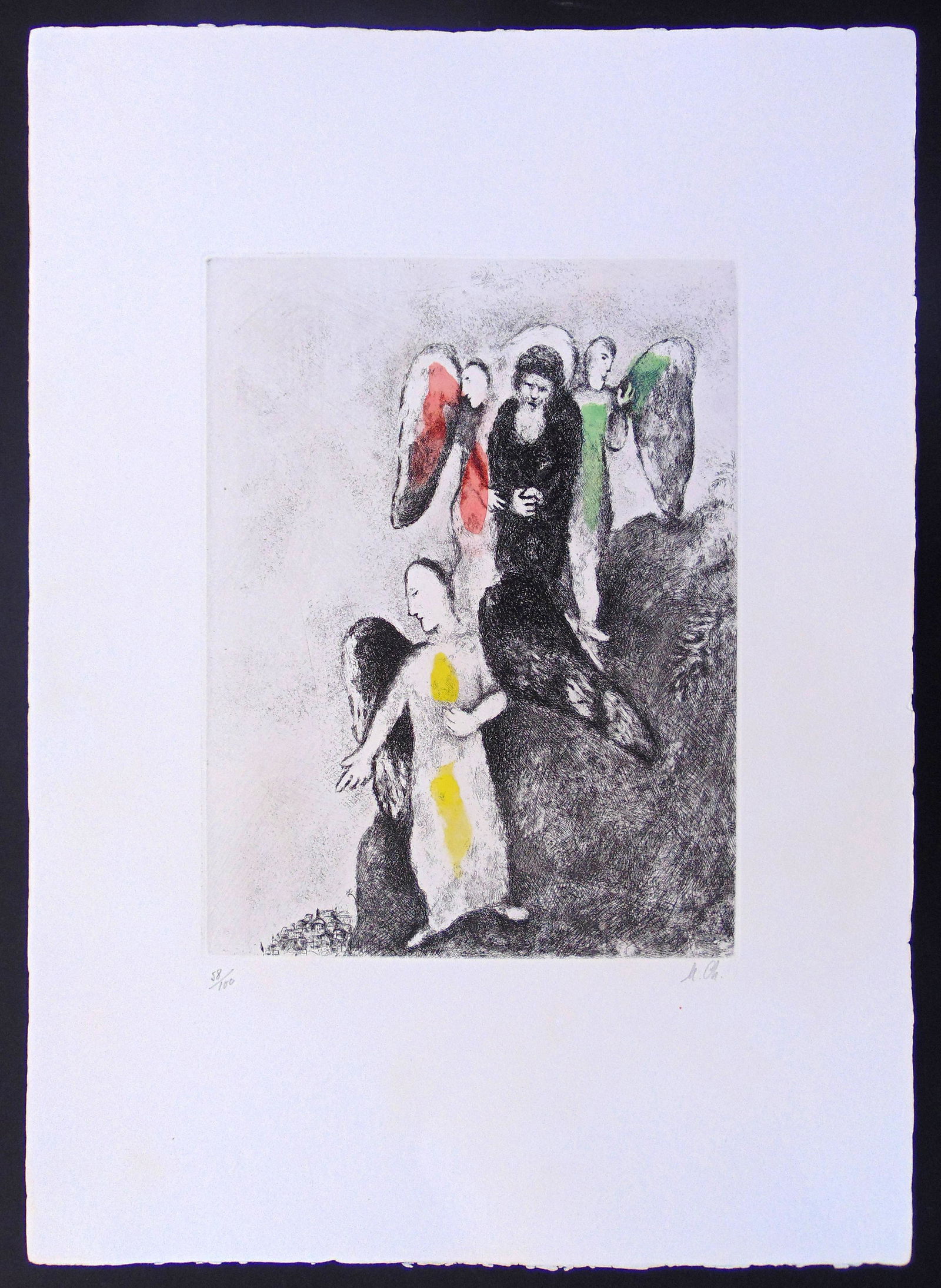 MARC CHAGALL Hand coloured and Signed Etching Bible Apr 15, 2020 Gilden's Arts in United Kingdom