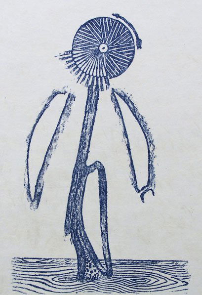 MAX ERNST Lithograph Surrealism German 1973: MAX ERNST 1891-1976 Cologne 1891-1976 Paris (German) Title: Dwarf with Short Sleeves Shirt / Nain en Courte Chemise, 1973 Technique: Original Hand Signed and Inscribed Lithograph in colour on Japan Na