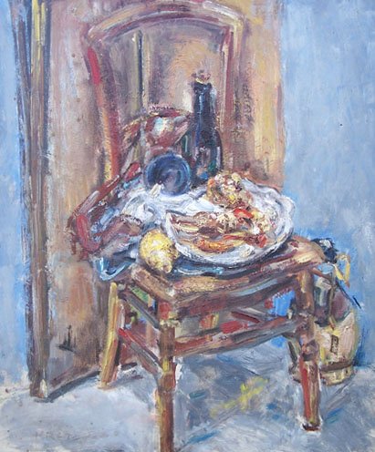 LEOPOLD KRETZ Painting Ukrainian Polish Art