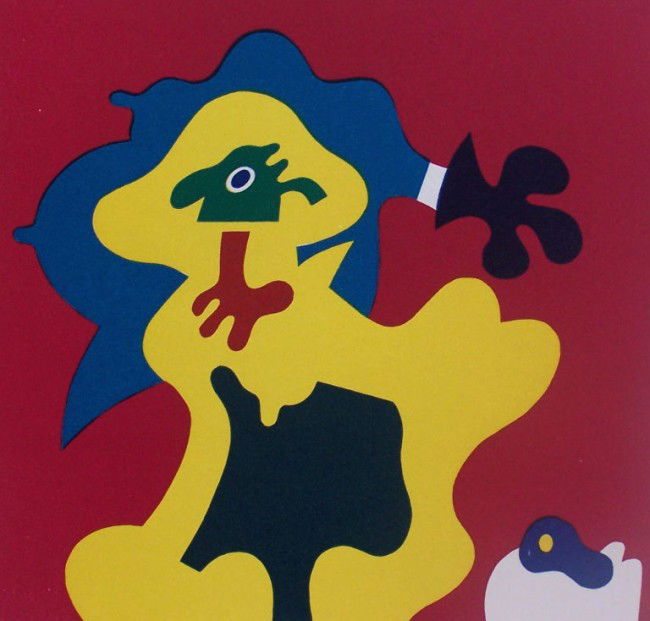 OTMAR ALT H.Signed Lithograph-German: OTMAR ALT b. 1940 (German) Title: Figure with Red Background, 1973 Technique: Original Hand Signed and Numbered Color Lithograph on paper. Paper Size: 39 x 33 cm / 15.4 x 13 in Additional Information: