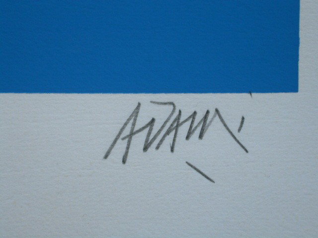 VALERIO ADAMI Color SilkScreen POP ART - 3