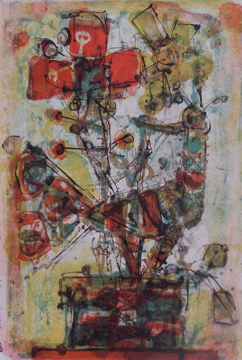 PAUL AIZPIRI Sig.Color Lithograph French: PAUL AUGUSTE AIZPIRI b. 1919 (French) Title: Still Life with Flowers Technique: Original Hand Signed and Numbered Color Lithograph on vellum paper Paper Size: 38.5 x 28.5 cm / 15.2 x 11.2 in Additiona