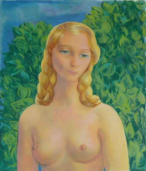 MOISE KISLING School of Paris Polish: MOISE KISLING 1891-1958 Krakow, Poland 1891- 1953 Sanary, France (Polish/French) Title: Blonde Nude Technique: Signed and Numbered Lithograph in colours on Arches vellum paper Paper Size: 71.8 x 55 cm