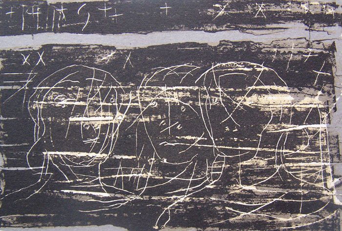 HENRY MOORE Hand Signed Lithograph British Art: HENRY MOORE 1898-1986 Castleford 1898-1986 Perry Green (British) Title: Three Heads, 1973 Technique: Original Hand Signed and Numbered Lithograph in colours on Arches vellum paper Paper Size: 50 x 40